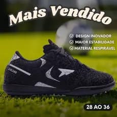 Chuteira Infantil Society Gramado Sintético Lançamento