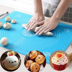 Tapete De Silicone Culinário Antiaderente Reutilizável, Resistente A Alta Temperatura