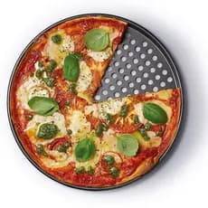 Forma De Pizza Assadeira Antiaderente Furada Bandeja 32CM