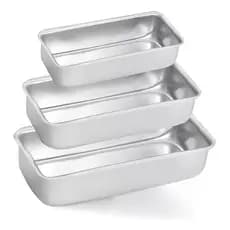 Kit de 3 Formas Assadeiras de Pão  nº1, nº2 ,nº3