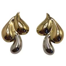 Brinco Folheado a Ouro 18k Mix Banho Com gotas