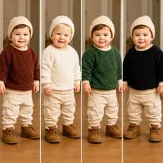 Blusa bebê de frio carneirinho