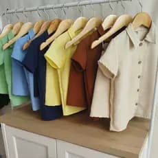 Conjunto bebê Infantil Mauricinho - Short e Camisa - roupa de menino