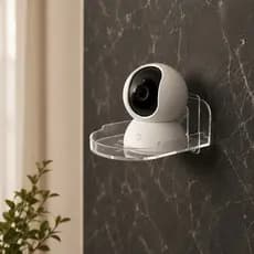 Suporte Multiuso Autocolante Resistente Câmeras Babás Eletrônicas Decoração Organizador Furos Fios