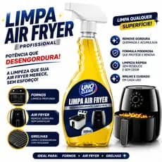 Limpa Air Fryer Rápido e Fácil Remove Todo Tipo De Sujeira