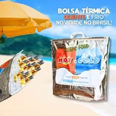 Bolsa Térmica Tripla Camada Fria e Quente Multifunções 2 em 1