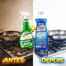 Kit Desengordurante + Brilha Alumínio ProVita Brilha tudo