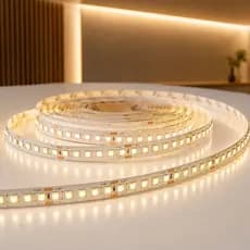Fita LED Profissional 12V 5m Alto Brilho IP20 Para Sanca Perfil Alumínio 3000K 4000K