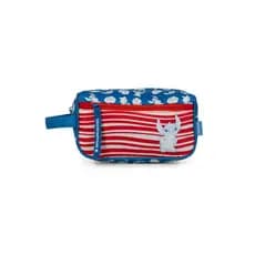 Necessaire Escolar Feminina Stitch Hapinnes Azul