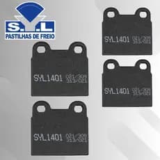 Jogo Pastilha Freio Dianteiro Original Syl Fusca Brasilia Variant Gurgel Karman Ghia TL