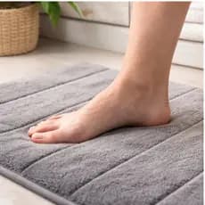 Tapete De Banheiro Soft Macio Secagem Rápida 60x40cm Várias Cores