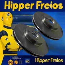 Par Disco Freio Dianteiro Kicks 1.6 16v 2017 2018 2019 2020 2021 2022  Original Hipper Freios