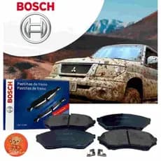 Jogo Pastilha Freio Dianteira Original Bosch Pajero TR4 2.0 4x4 2002 a 2014 IO 1.8 4WD 1999 a 07