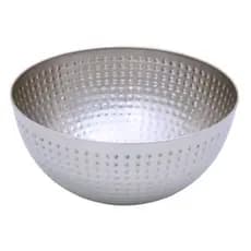 Mimo Style Bowl Inox Martelado 24cm - Produzido Inteiramente em Aço Inoxidável C/Detalhe Na Superfície;