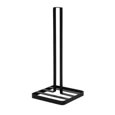Mimo Style Suporte Para Papel Toalha, EM FERRO na Cor Preta. Com Base Para Colocar na Mesa