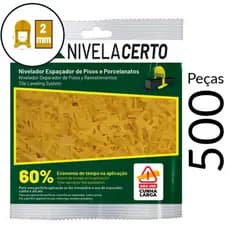 500 Nivelador Espaçador De Piso Slim 1mm 1,5mm 2mm 3mm 4mm