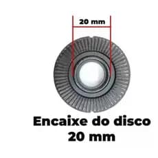 Flange P/ Esmerilhadeira P/ Disco Com Furo 20 Mm
