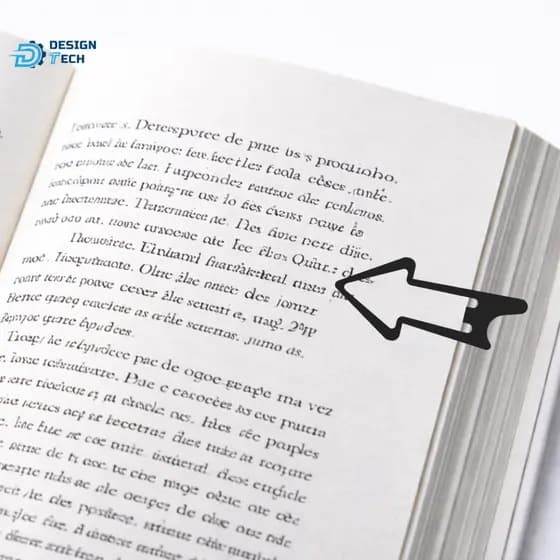KIT com 30 Marca Páginas em Forma de Seta - Marcador de Livros, caderno escolar