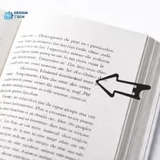 KIT com 30 Marca Páginas em Forma de Seta - Marcador de Livros, caderno escolar