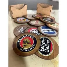 Bolachas - Porta Copos - Apoio para copos - Presente - Dia dos Pais
