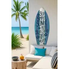 Quadro decorativo + MDF adesivado + Decoração + Praia