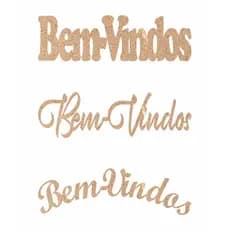 10 unidades - Kit artesanato - MDF corte laser - decoração - BEM-VINDO