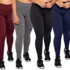 kit c/3 Legging Peluciada Zero Transparência Cós Alto Calça Leg Flanelada Legging Feminina Térmica.