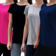 Camiseta Fitness De Academia Feminina Tapa Bumbum Camisa Treino , Corrida , Caminhada.