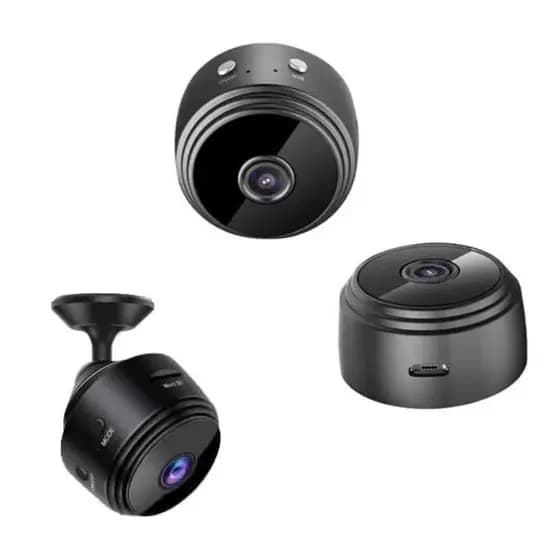Mini Câmera de Vigilância A9 1080P Wi-Fi Visão Noturna Monitoramento 24h discreto