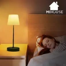 Abajur Recarregável Telescópico Touch Lâmpada de Mesa Recarregável Multifuncional USB Mihouse