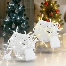 Cordão Pisca Pisca 9 Metros 100Leds Bivolt Led Decoração Natal Festival Natalina 110v 220v
