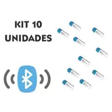 KIT 10 Adaptador Receptor Bluetooth Usb Pendrive Carro Musica Computador Radio Laptop Transmissor