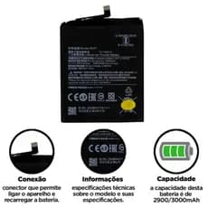 Bateria Xiaomi Compatível Para Redmi 6 - 6A (BN37)
