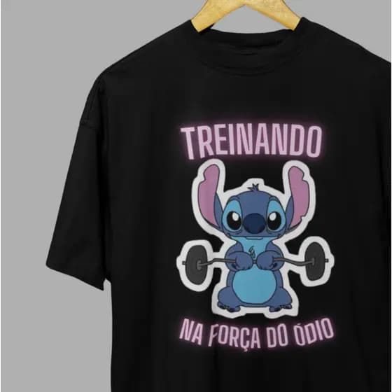 Camiseta Feminina | Camiseta Treino | Camiseta Stitch | Camisa Feminina Treino
