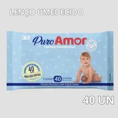 Lenço Umedecido Infantil Pacote com 40 Unidades de Tolhas Umedecidas