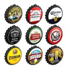 Tampinha de Garrafa Personalizada Decorativa de Parede Pra Áreas Gourmet Adegas Bares 27cm