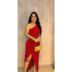 vestido longo chique com babado na lateral vestido moderno para eventos festas formaturas moda feminina carnaval
