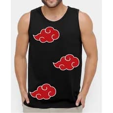 camisa Camiseta Regata Masculina Akatsuki Itachi Pain Nagato Camisa anime naruto mangá