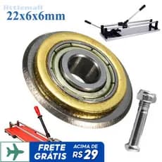 vidia para Cortador De Rolamentos Roda Tungstênio + Carboneto 1000M Substituição Da Lâmina