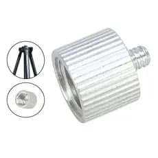 Adaptador Conversor Pino para Tripé de Nível Laser 5/8 Fêmea 1/4 Macho Universal