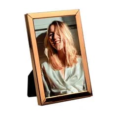 Porta Retrato Foto 10x15 Rosé Gold Metal - Clássico