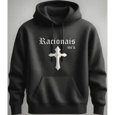 Moletom Canguru Racionais Cruz Premium Unissex Rap Estiloso