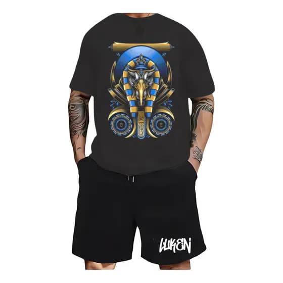 Kit Camiseta Short Moletom Conjunto Desert