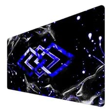 Mousepad Gamer Speedextra Grande 65x32cm Abs Geométrico Azul