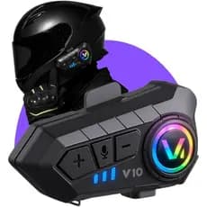 Comunicador de Capacete p/ Moto Bluetooth Microfone V10