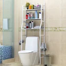 Rack Organizador De Banheiro Prateleira Estante Multifuncional Com Suporte Armazenamento