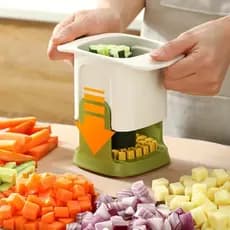 Fatiador de Legumes com Lâminas de Aço Inoxidável – Multiuso, Seguro e Eficiente