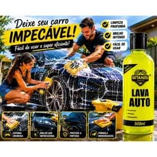 Lava Autos Gitanes 500ml Shampoo Automotivo Concentrado Limpeza Brilho Carro Moto