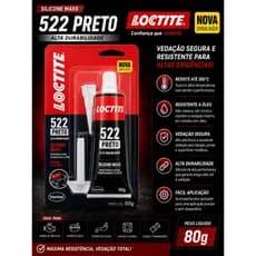 Silicone Loctite 522 Preto 80g – Vedação de Flanges Alta Temperatura e Óleo