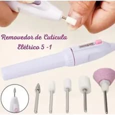 Removedor De Cutículas E Lixa Portátil Lixadeira Unha Profissional Sem Fio Compacta a Pilha
